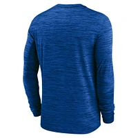 NUT LOSRAM ROYAL HOMMES NIKE VELOCITY LC ATHLETIC STACK DRI-FIT LONG SLEEVE TE TEEMENL-S