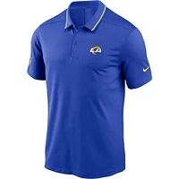 Polo Nike Royal Los Angeles Rams Sideline Victory Performance pour Homme