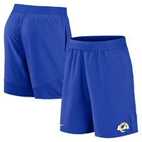 Men's Nike Royal Los Angeles Rams Stretch Woven Shorts