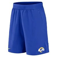 Men's Nike Royal Los Angeles Rams Stretch Woven Shorts