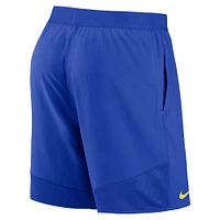 Short tissé extensible Nike Royal Los Angeles Rams pour homme