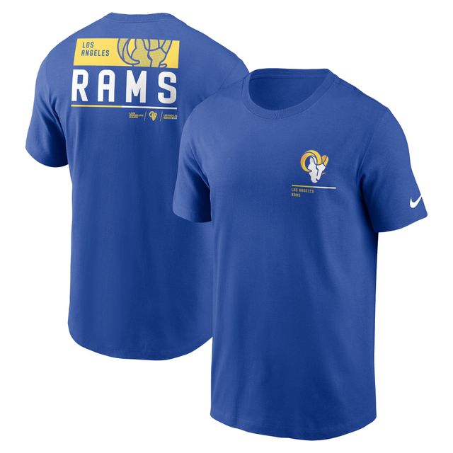 T-shirt Nike Los Angeles Rams Team Incline Royal pour Homme