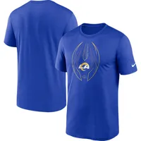 Nike Men's Los Angeles Rams Legend Logo T-Shirt - Royal - S Each