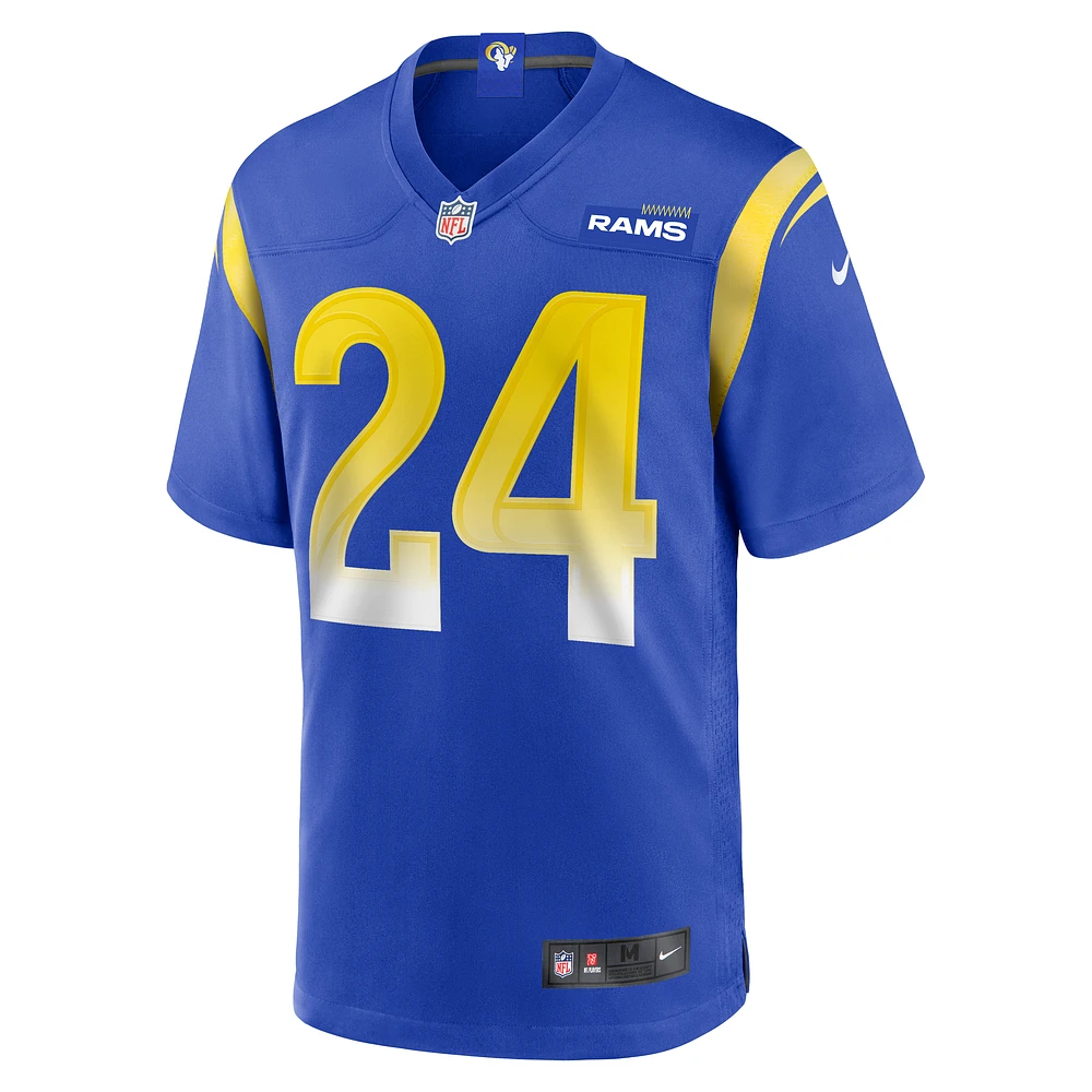 Men's Nike Royce Freeman Royal Los Angeles Rams  Game Jersey