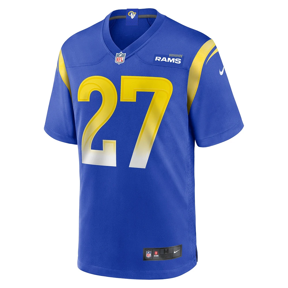 Maillot de match l'équipe Nike Tre'Davious Royal Los Angeles Rams pour homme, blanc