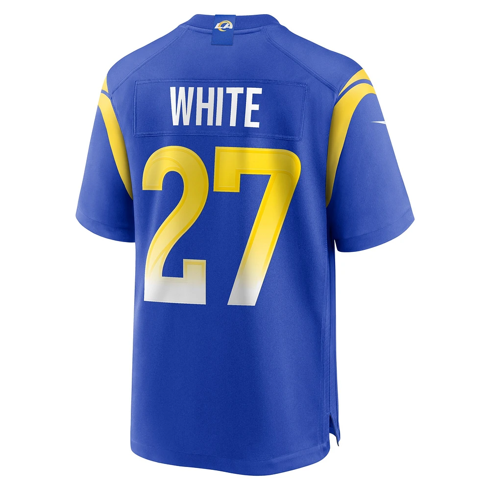 Maillot de match l'équipe Nike Tre'Davious Royal Los Angeles Rams pour homme, blanc