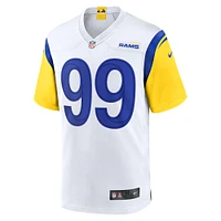 Maillot de match alternatif pour hommes Nike blanc Aaron Donald Los Angeles Rams