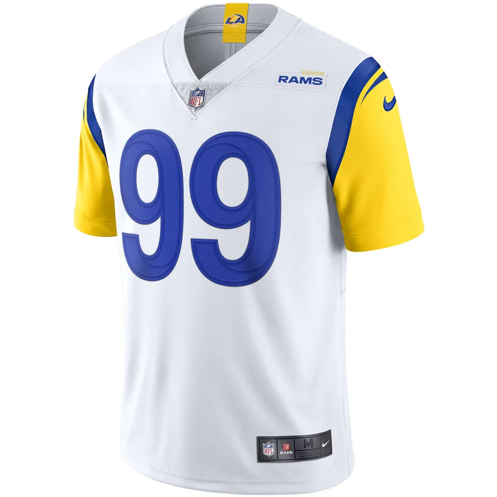 Men's Nike White Aaron Donald Los Angeles Rams Alternate Vapor Limited Jersey