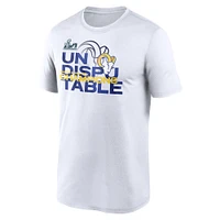 Men's Nike White Los Angeles Rams Super Bowl LVI Champions Slogan T-Shirt