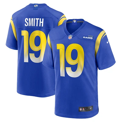 Nike Xavier Smith Royal Los Angeles Rams Maillot de match à domicile pour homme