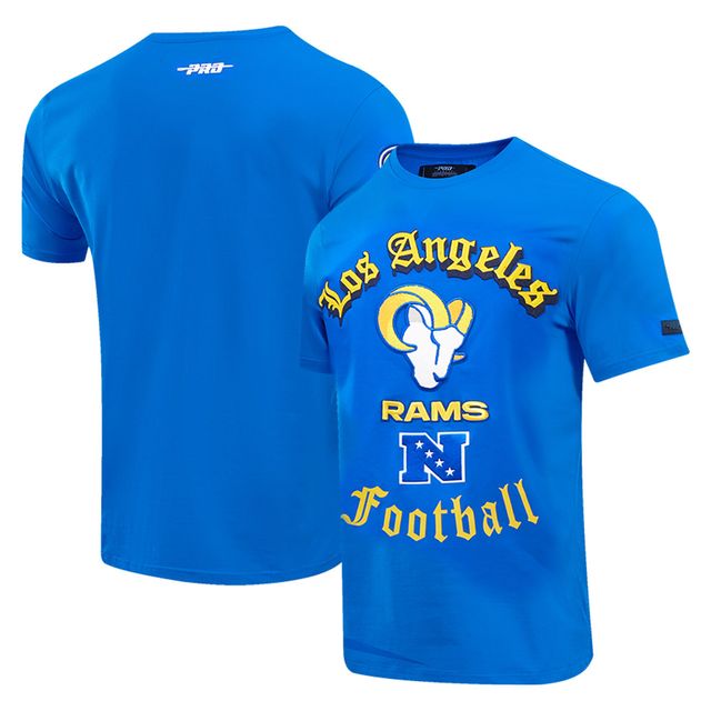 T-shirt Pro Standard Royal Los Angeles Rams Old English pour hommes