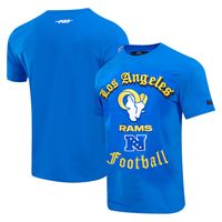 Men's Pro Standard Royal Los Angeles Rams Old English T-Shirt