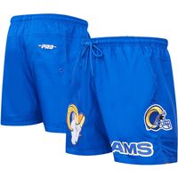 Men's Pro Standard Royal Los Angeles Rams Woven Shorts