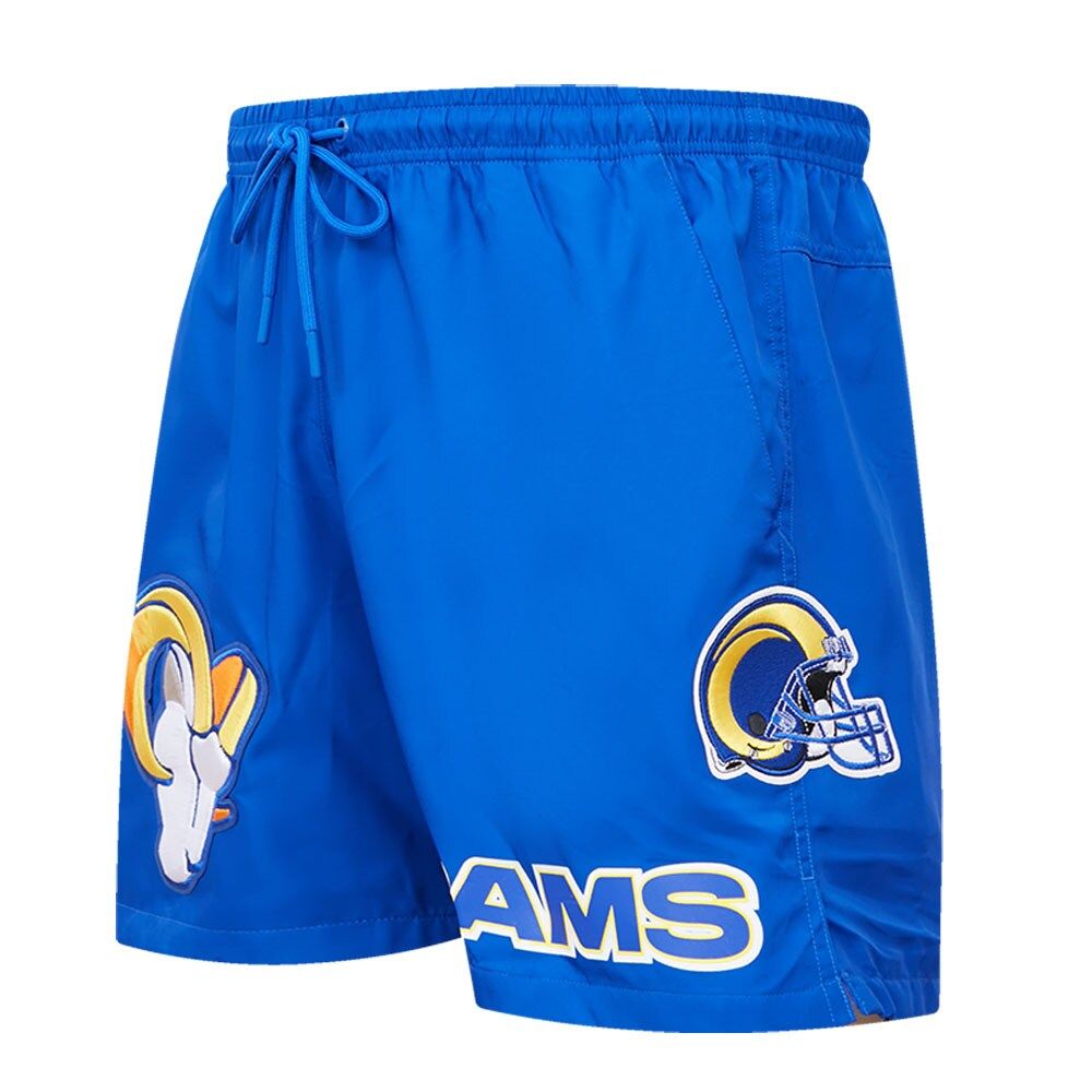 Men's Pro Standard Royal Los Angeles Rams Woven Shorts