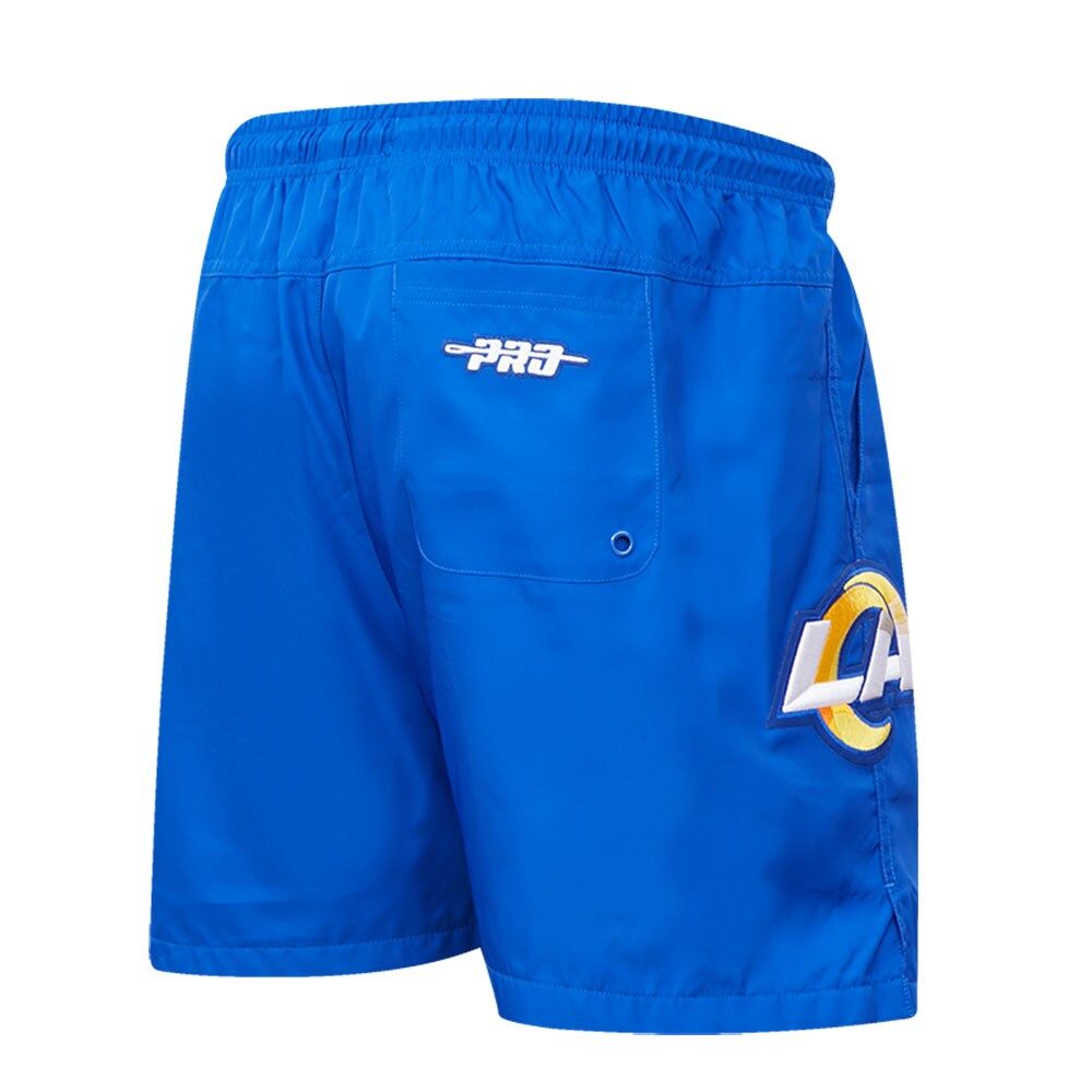 Men's Pro Standard Royal Los Angeles Rams Woven Shorts