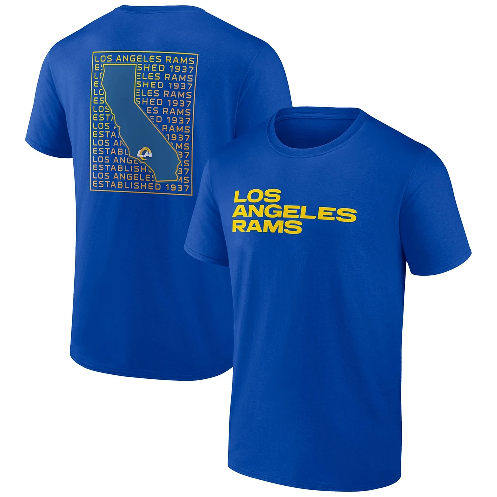 T-shirt pour homme Profile Royal Los Angeles Rams Big & Tall