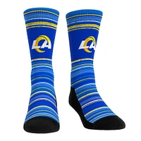 Men's Rock Em Socks Los Angeles Rams Primary Crew & Boxer Briefs Combo Pack