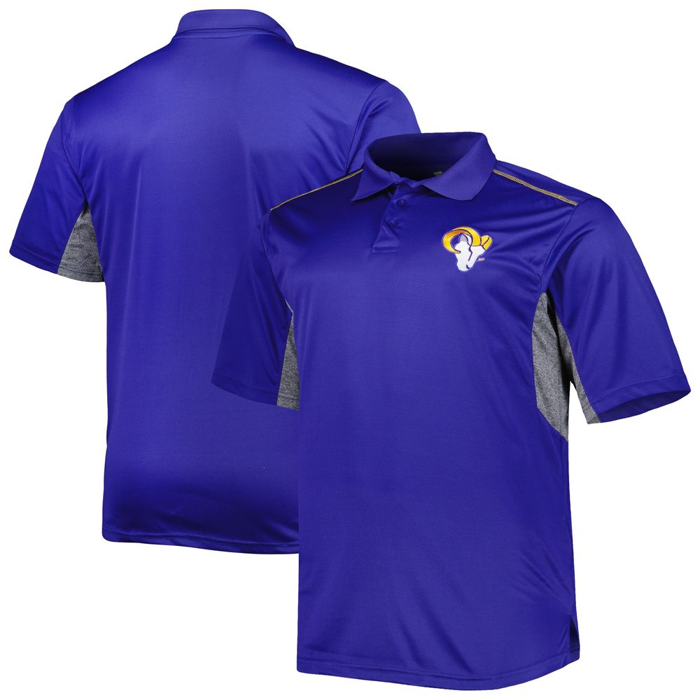 Men's Royal Los Angeles Rams Big & Tall Team Color Polo