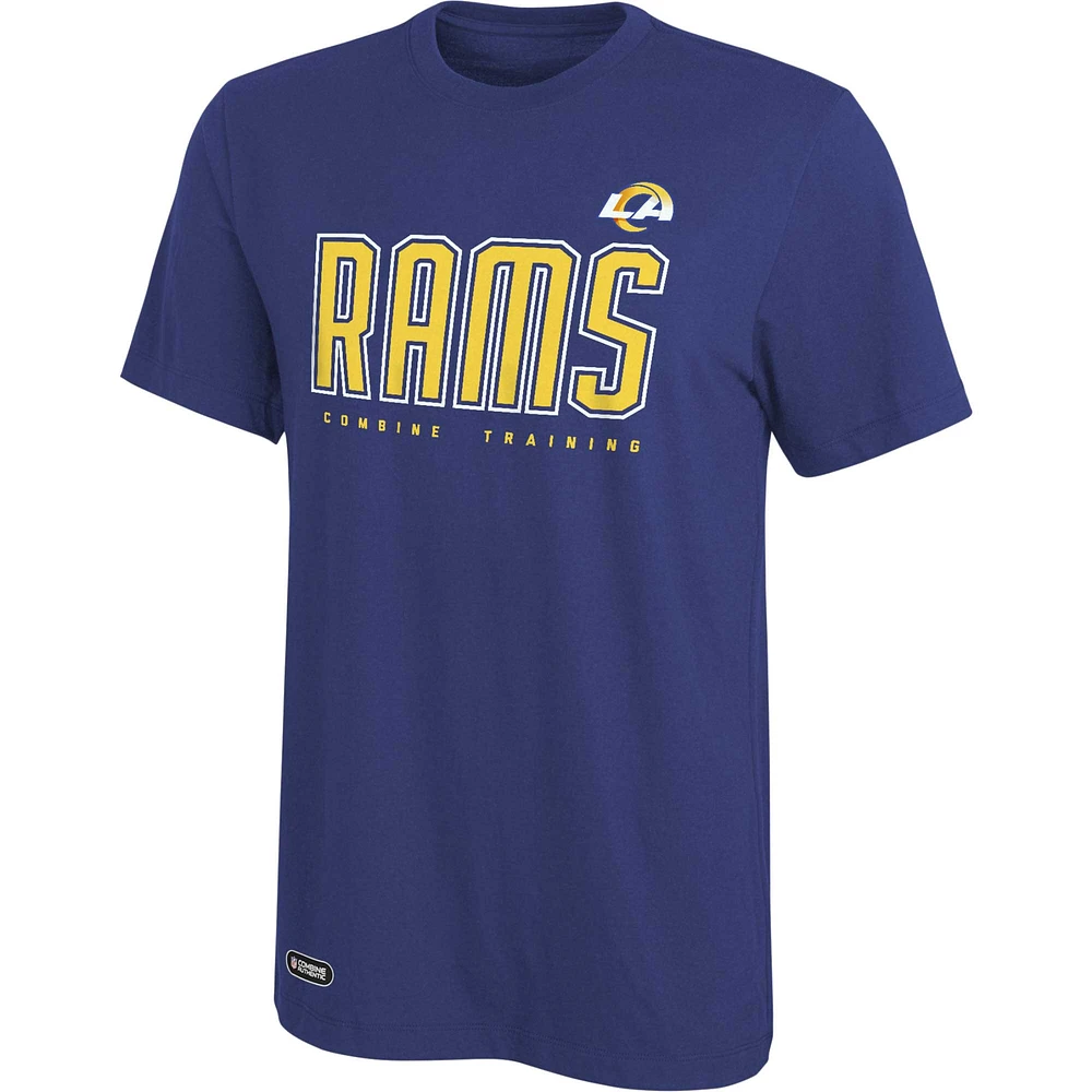 T-shirt Royal Los Angeles Rams Prime Time pour homme