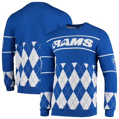 '47 Royal Los Angeles Rams Traction Headline Pullover Sweatshirt