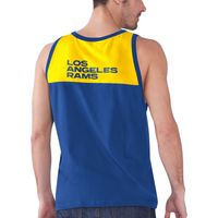 Men's Starter Royal/Gold Los Angeles Rams Touchdown Fashion - Tank Top