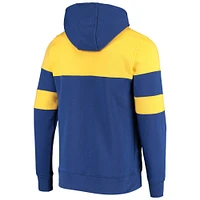 Sweat à capuche entièrement zippé Starter Royal/Gold Los Angeles Rams Winning Team pour homme