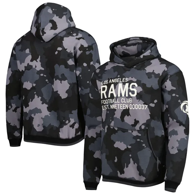 LOS ANGELES RAMS NFL FOOTBALL TRAINING SHORT SLEEVE, HOODIE PULLOVER