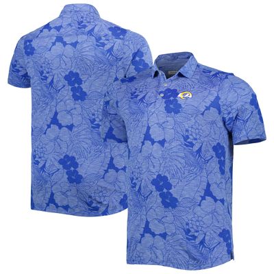 Men's Tommy Bahama Royal Los Angeles Rams Big & Tall Miramar Blooms Polo