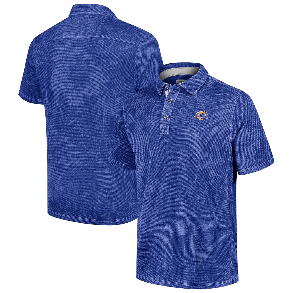 Men's Tommy Bahama Royal Los Angeles Rams Big & Tall Santiago Paradise Polo