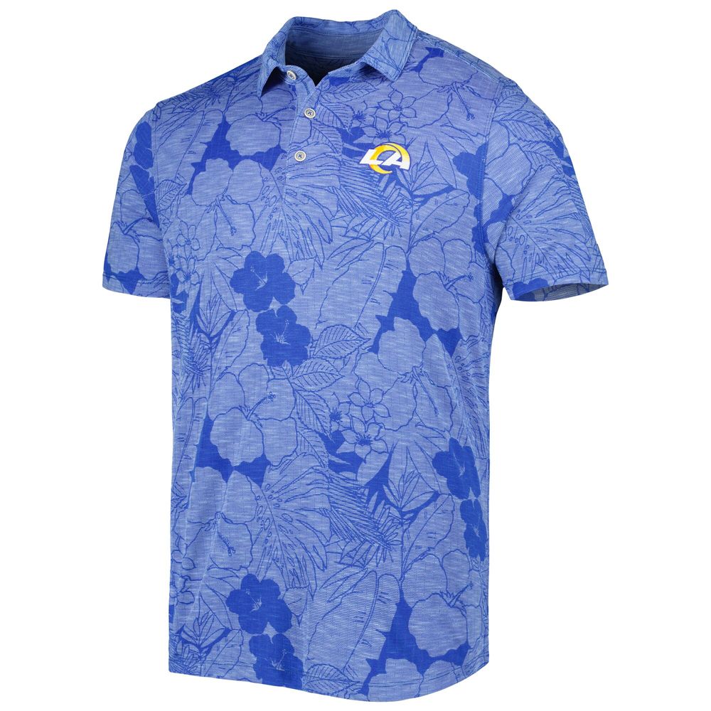 Men's Tommy Bahama Royal Los Angeles Rams Miramar Blooms Polo