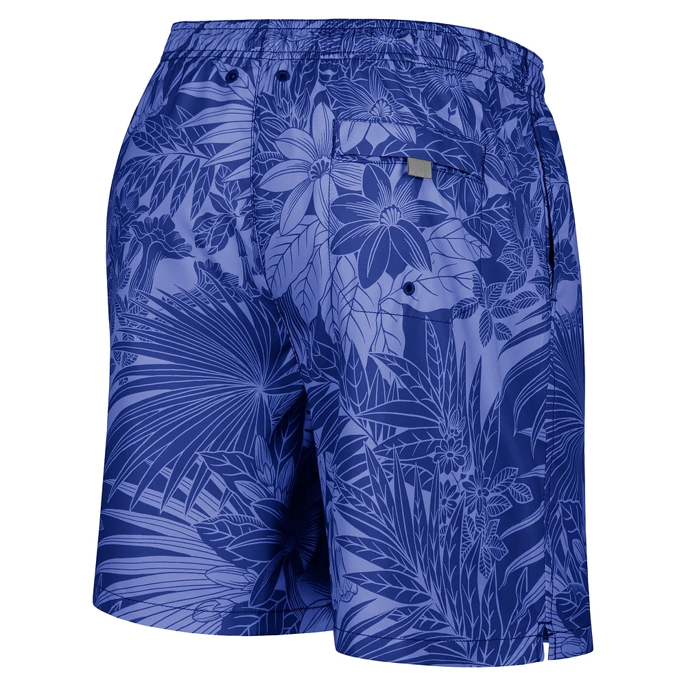 Men's Tommy Bahama Royal Los Angeles Rams Santiago Palms Board Shorts