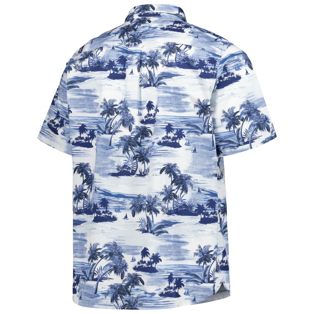 Men's Tommy Bahama Royal Los Angeles Rams Sport Tropical Horizons Button-Up Shirt