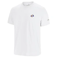 T-shirt graphique Tommy Bahama pour homme, blanc, Los Angeles Rams Sport Torchdown