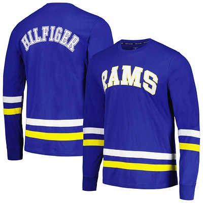 Men's Tommy Hilfiger Royal/Gold Los Angeles Rams Nolan Long Sleeve T-Shirt