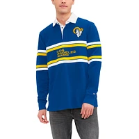 T-shirt à manches longues Tommy Hilfiger Royal Los Angeles Rams Cory Varsity Rugby pour hommes