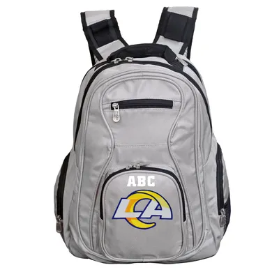 Los Angeles Rams MOJO Personalized Premium Laptop Backpack