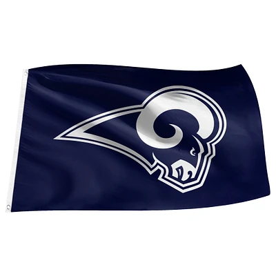 Drapeau bleu marine Los Angeles Rams 3 pi x 5 pi