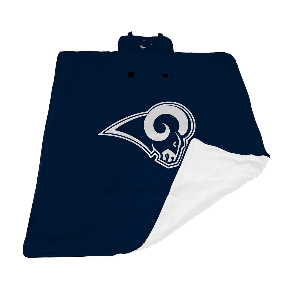 Navy Los Angeles Rams 60'' x 80'' All-Weather XL Outdoor Blanket