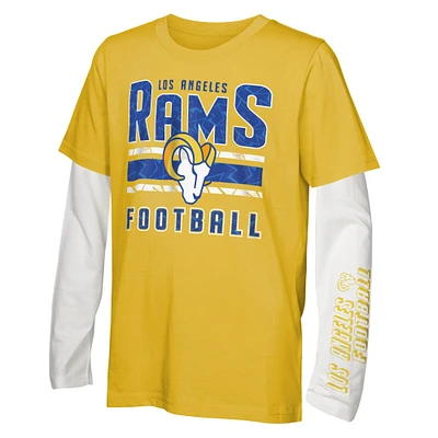 Ensemble de t-shirts the Mix pour enfants d'âge préscolaire Los Angeles Rams