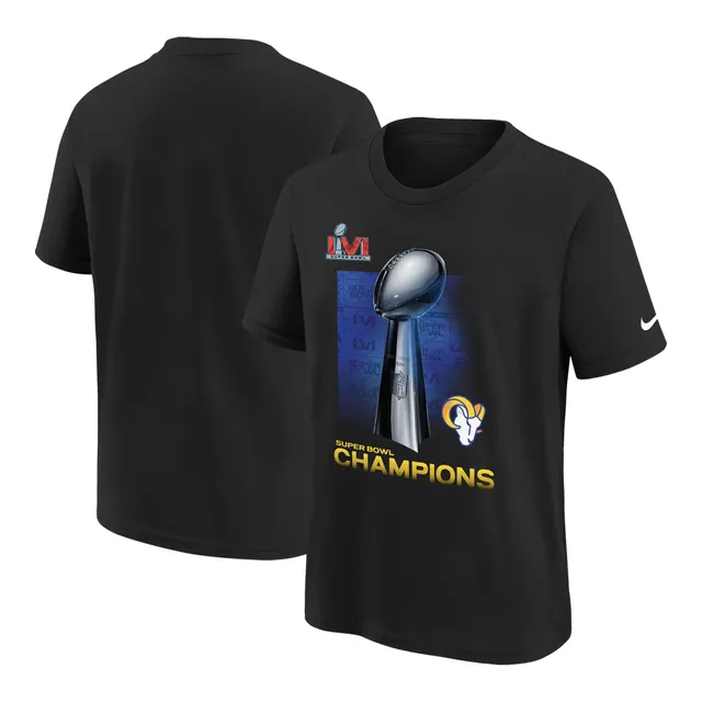 Los Angeles Rams Nike Super Bowl LVI Champions Locker Room Trophy  Collection T-Shirt - Heathered Gray