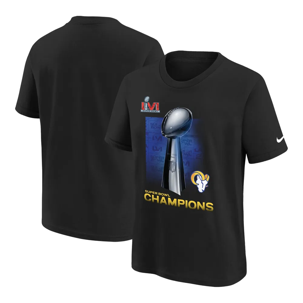 Nike Super Bowl LVI Champions Trophy Collection (NFL Los Angeles Rams)  Men's Long-Sleeve T-Shirt.