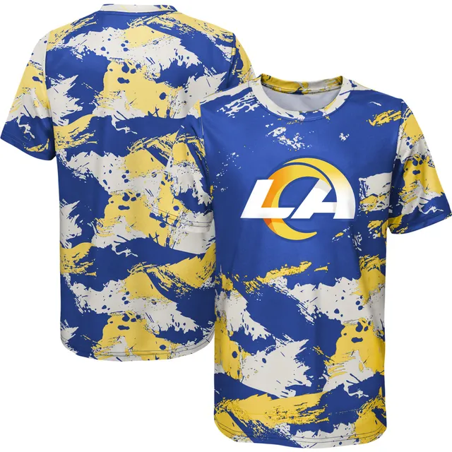 Men's Fanatics Branded Royal/Gold Los Angeles Rams Player Pack T-Shirt Combo Set