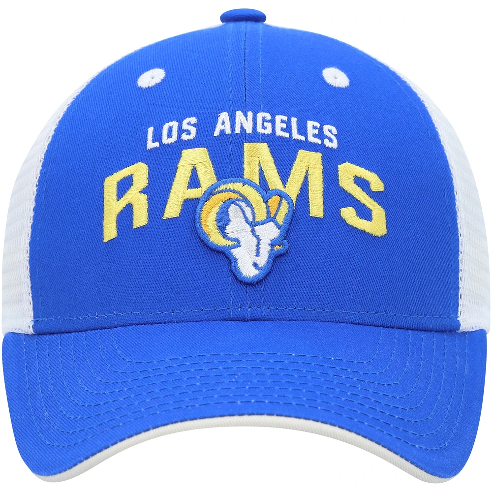 Casquette préscolaire Royal Los Angeles Rams Core Lockup Mesh Back réglable