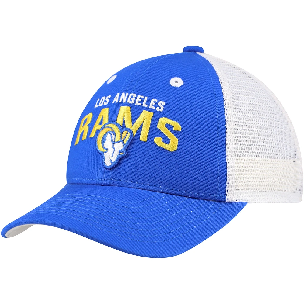 Casquette réglable préscolaire Royal Los Angeles Rams Core Lockup Trucker