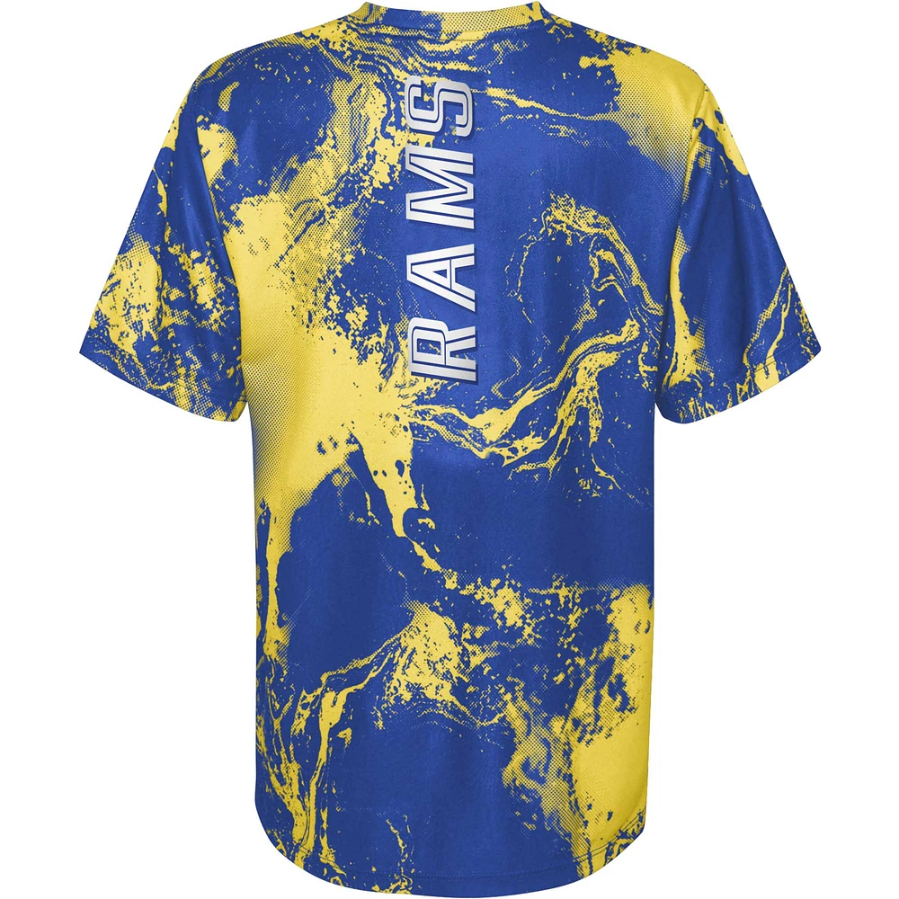 T-shirt préscolaire Royal Los Angeles Rams The Mix