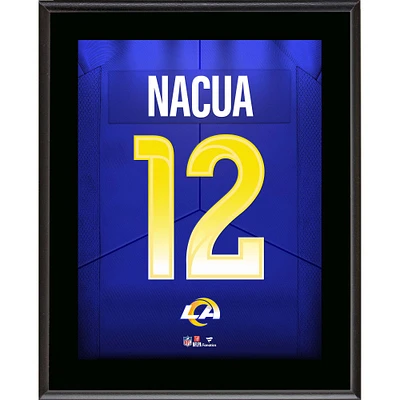 Puka Nacua Los Angeles Rams 10.5" x 13" Jersey Number Sublimated Player Plaque