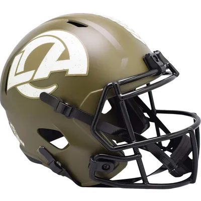 Riddell Los Angeles Rams 2022 Salute To Service Speed ​​Réplique Casque