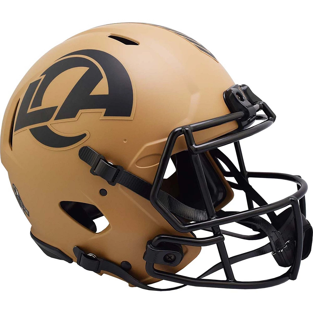 Riddell Los Angeles Rams Salute To Service Speed Authentic Helmet