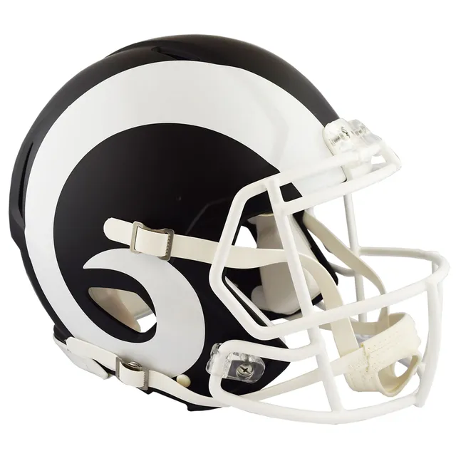 Los Angeles Rams Riddell Flat Black Alternate Speed Mini Football Helmet