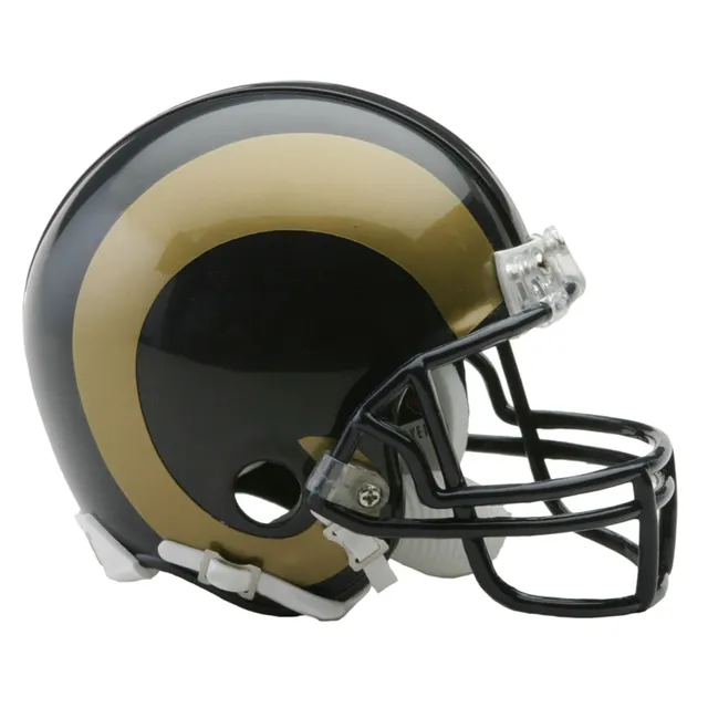 Los Angeles Rams Riddell Flat Black Alternate Speed Mini Football Helmet